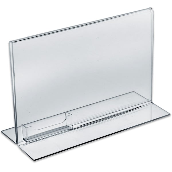 11"W x 8.5"H Double-Foot w/ Attached Business Card Pocket, PK10